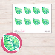 DDZ-13172 planner sticker sheet with enlarged sticker detail