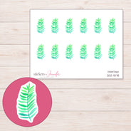 DDZ-13178 planner sticker sheet with enlarged sticker detail