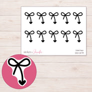 DDZ-13179 planner sticker sheet with enlarged sticker detail