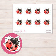 DDZ-13180 planner sticker sheet with enlarged sticker detail