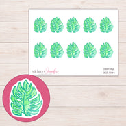 DDZ-13184 planner sticker sheet with enlarged sticker detail