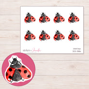 DDZ-13186 planner sticker sheet with enlarged sticker detail