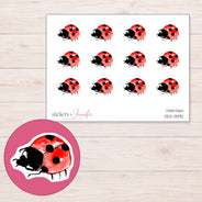 DDZ-13192 planner sticker sheet with enlarged sticker detail