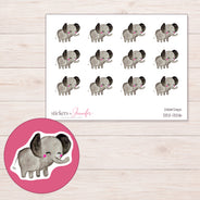 DDZ-13216 planner sticker sheet with enlarged sticker detail