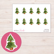 DDZ-13229 planner sticker sheet with enlarged sticker detail