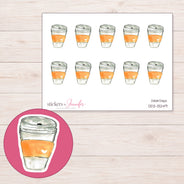 DDZ-13249 planner sticker sheet with enlarged sticker detail