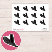 DDZ-13272 planner sticker sheet with enlarged sticker detail