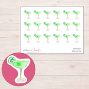 DDZ-13275 planner sticker sheet with enlarged sticker detail
