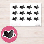 DDZ-13278 planner sticker sheet with enlarged sticker detail