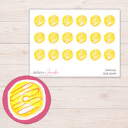 DDZ-13297 planner sticker sheet with enlarged sticker detail