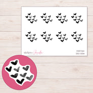 DDZ-13314 planner sticker sheet with enlarged sticker detail