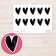 DDZ-13326 planner sticker sheet with enlarged sticker detail