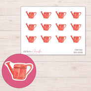 DDZ-13335 planner sticker sheet with enlarged sticker detail