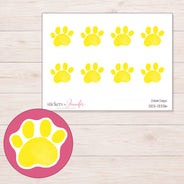 DDZ-13336 planner sticker sheet with enlarged sticker detail