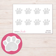 DDZ-13342 planner sticker sheet with enlarged sticker detail