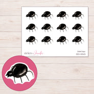 DDZ-13343 planner sticker sheet with enlarged sticker detail