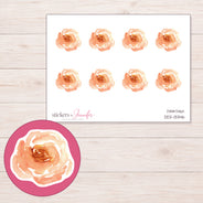 DDZ-13346 planner sticker sheet with enlarged sticker detail