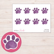 DDZ-13348 planner sticker sheet with enlarged sticker detail