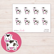 DDZ-13367 planner sticker sheet with enlarged sticker detail