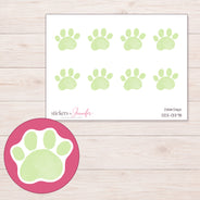 DDZ-13378 planner sticker sheet with enlarged sticker detail