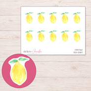 DDZ-13387 planner sticker sheet with enlarged sticker detail