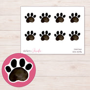 DDZ-13396 planner sticker sheet with enlarged sticker detail
