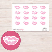 DDZ-13401 planner sticker sheet with enlarged sticker detail