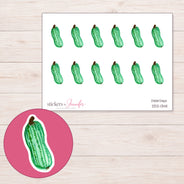 DDZ-13411 planner sticker sheet with enlarged sticker detail