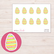 DDZ-13421 planner sticker sheet with enlarged sticker detail
