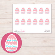 DDZ-13427 planner sticker sheet with enlarged sticker detail