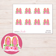 DDZ-13432 planner sticker sheet with enlarged sticker detail