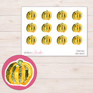 DDZ-13447 planner sticker sheet with enlarged sticker detail