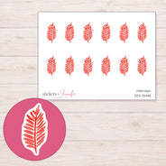 DDZ-13448 planner sticker sheet with enlarged sticker detail