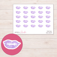 DDZ-13449 planner sticker sheet with enlarged sticker detail