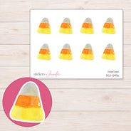DDZ-13456 planner sticker sheet with enlarged sticker detail