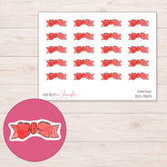 DDZ-13503 planner sticker sheet with enlarged sticker detail