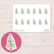 DDZ-13526 planner sticker sheet with enlarged sticker detail