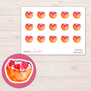 DDZ-13537 planner sticker sheet with enlarged sticker detail