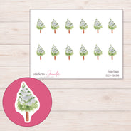 DDZ-13538 planner sticker sheet with enlarged sticker detail