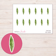 DDZ-13553 planner sticker sheet with enlarged sticker detail