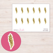 DDZ-13556 planner sticker sheet with enlarged sticker detail