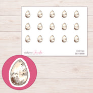 DDZ-13558 planner sticker sheet with enlarged sticker detail