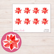 DDZ-13559 planner sticker sheet with enlarged sticker detail