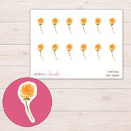 DDZ-13568 planner sticker sheet with enlarged sticker detail