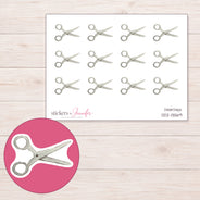 DDZ-13569 planner sticker sheet with enlarged sticker detail