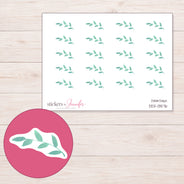 DDZ-13576 planner sticker sheet with enlarged sticker detail