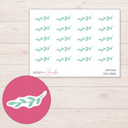 DDZ-13582 planner sticker sheet with enlarged sticker detail