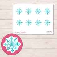 DDZ-13601 planner sticker sheet with enlarged sticker detail