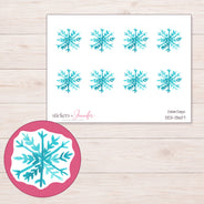 DDZ-13607 planner sticker sheet with enlarged sticker detail