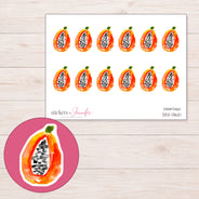 DDZ-13621 planner sticker sheet with enlarged sticker detail